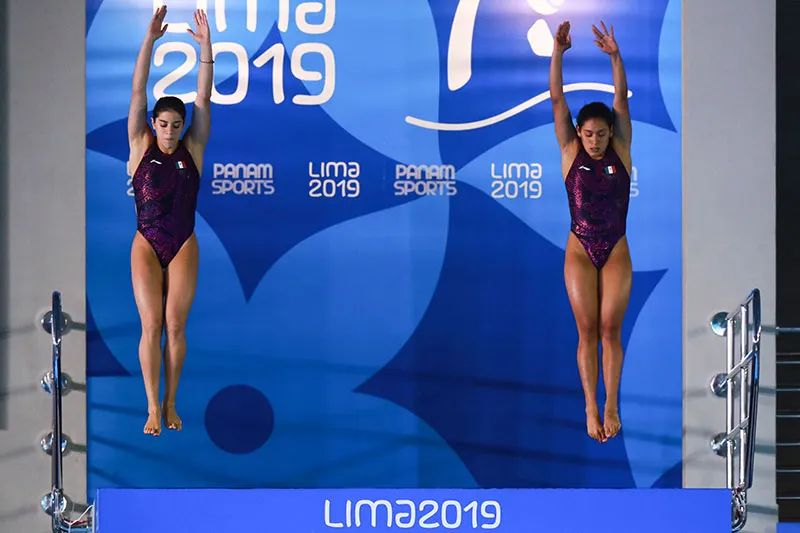 IMAGO7 Alejandra Orozco y Gabriela Agundez realizan un clavado