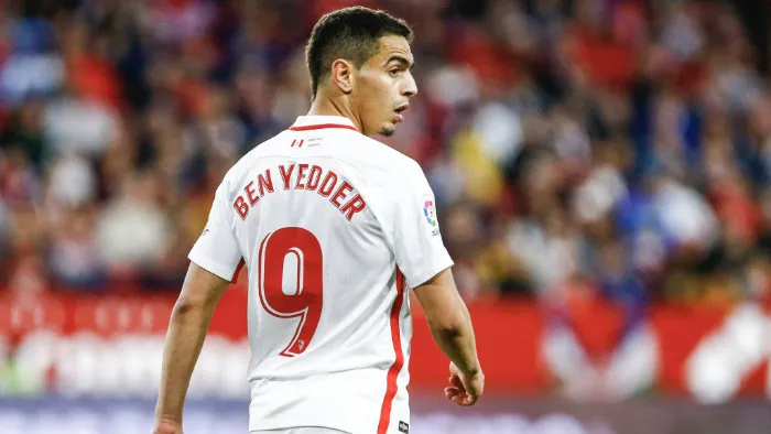 TWITTER @WISSBENYEDDER Ben Yeddes, en un partido del Sevilla