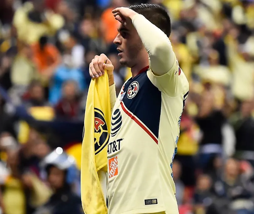 IMAGO7 Benedetti celebró una anotación con las Águilas