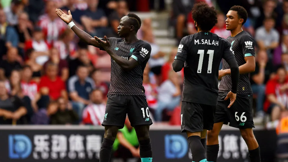 TWITTER @LFC Sadio Mané celebra uno de los goles del equipo