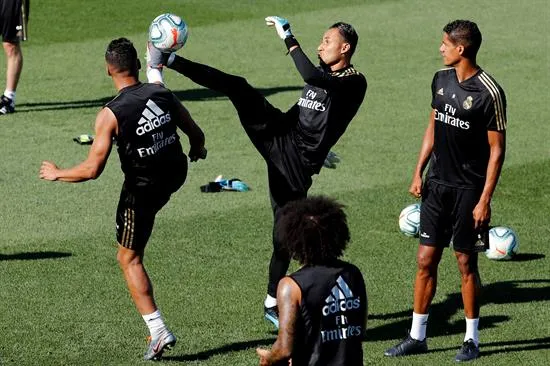 EFE Keylor Navas, entrena con el Real Madrid