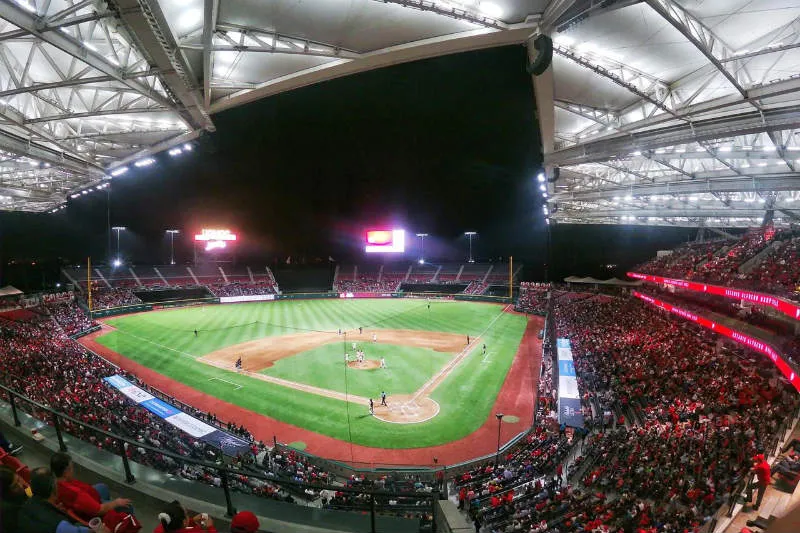 MIGUEL PONTÓN Estadio Alfredo Harp Helú, en el juego entre Diablos Rojos y Tigres