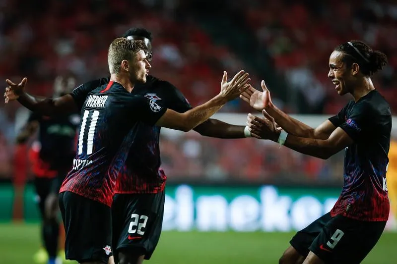 EFE Timo Werner festeja con sus compañeros