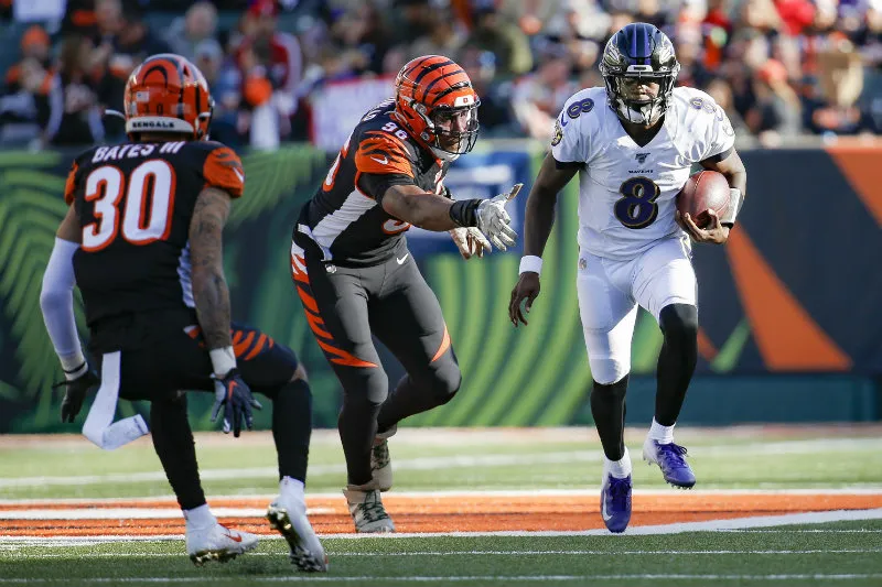 AP Ravens y Bengals en partido de NFL