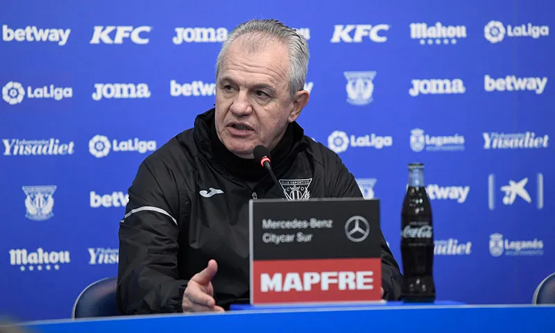 TWITTER @CDLeganés Javier Aguirre, en conferencia de prensa