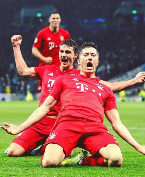 INSTAGRAM @BAYERN Lewandowski festeja un gol con el Bayern