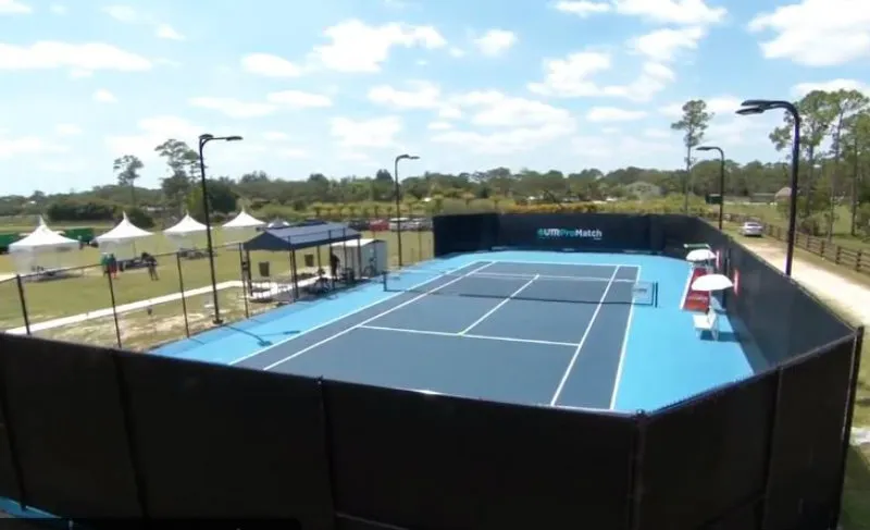 ESPECIAL La cancha donde se lleva a cabo el UTR Pro Match Series