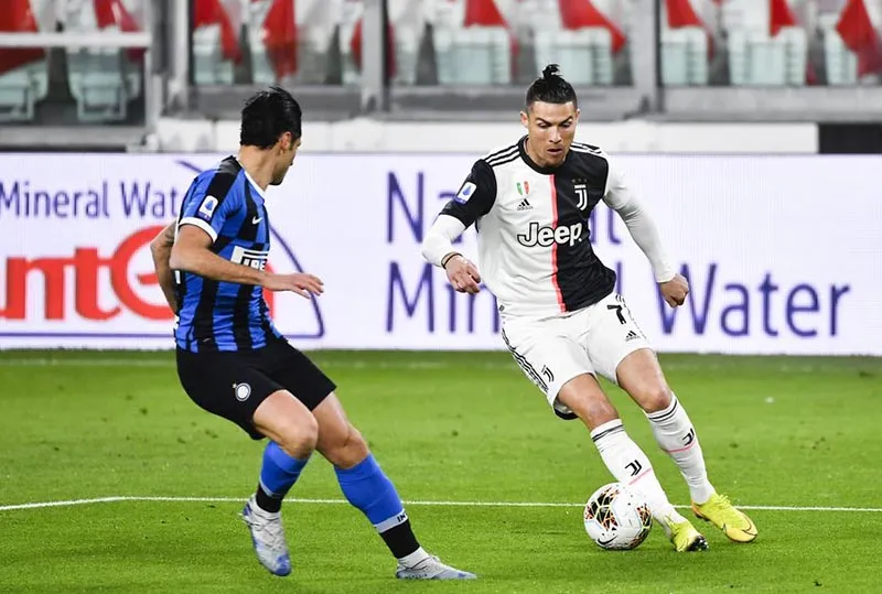 AP CR7 en un duelo entre la Juventus y el Inter de Milan