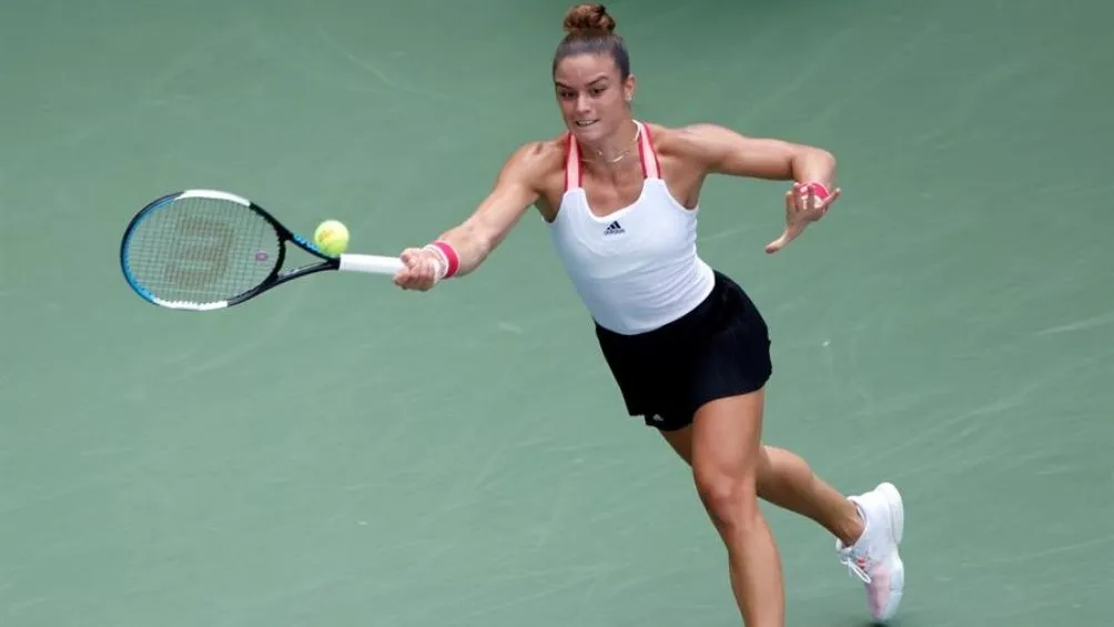 AP María Sakkari durante el US Open