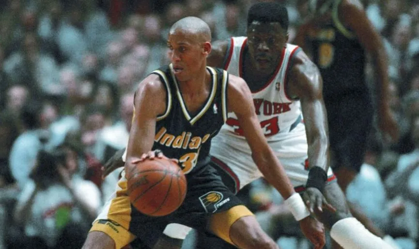 AP Miller en su época de jugador con los Pacers