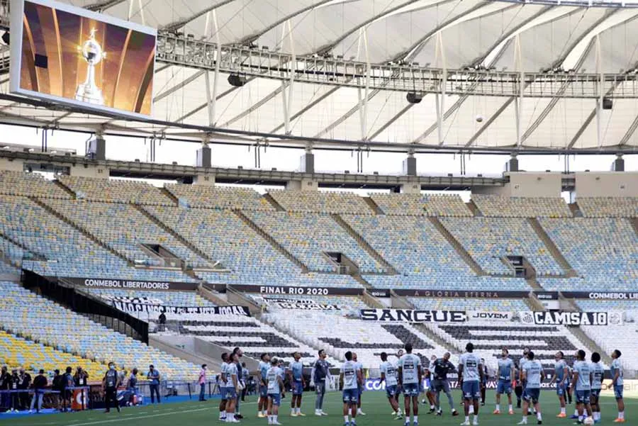 EFE Santos ya entrenó en la cancha del Maracaná