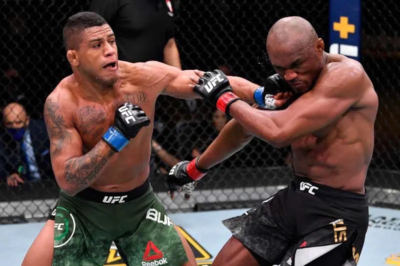 CORTESÍA:UFC Kamaru Usman y Gilbert Burns