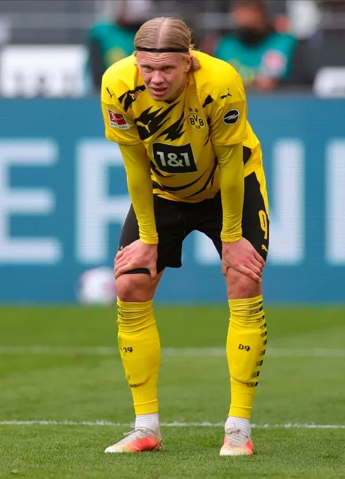 EFE Haaland, en un partido del Borussia Dortmund