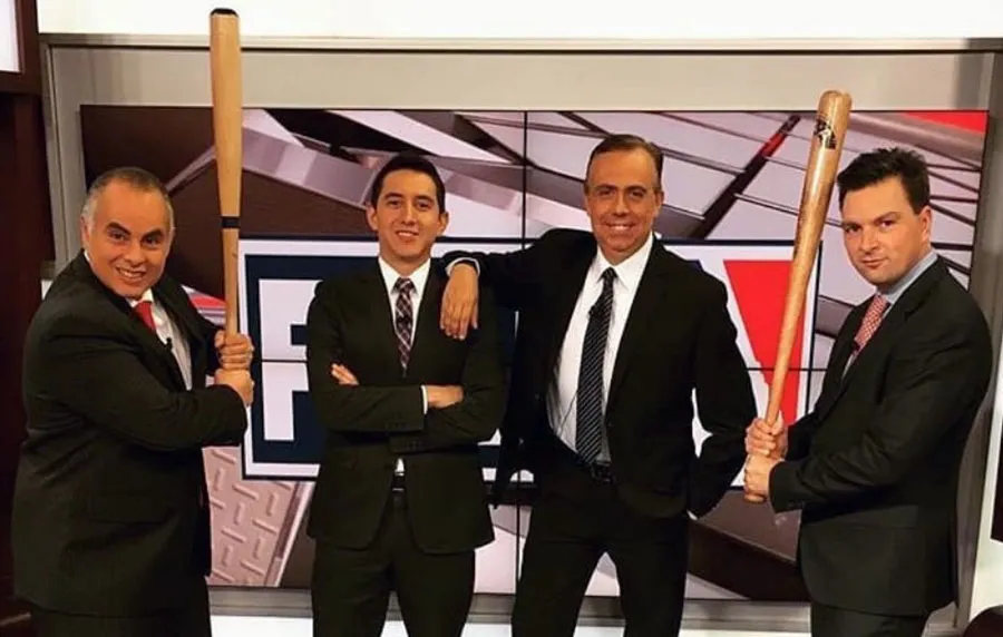 INSTAGRAM @alfonsolanzagorta Lanzagorta, con sus ahora excompañeros de Fox Sports