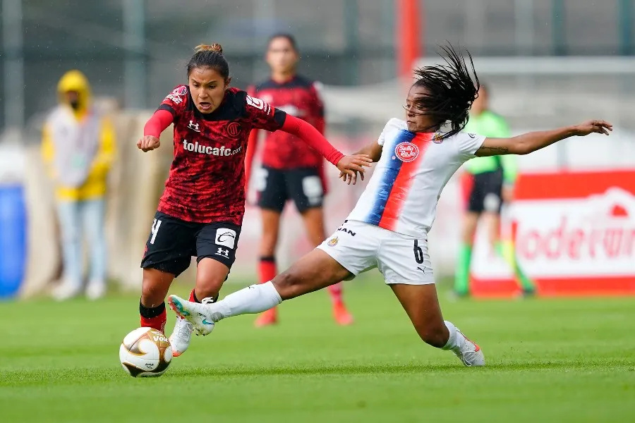 IMAGO7 Natalia Mauleón durante un partido con Toluca