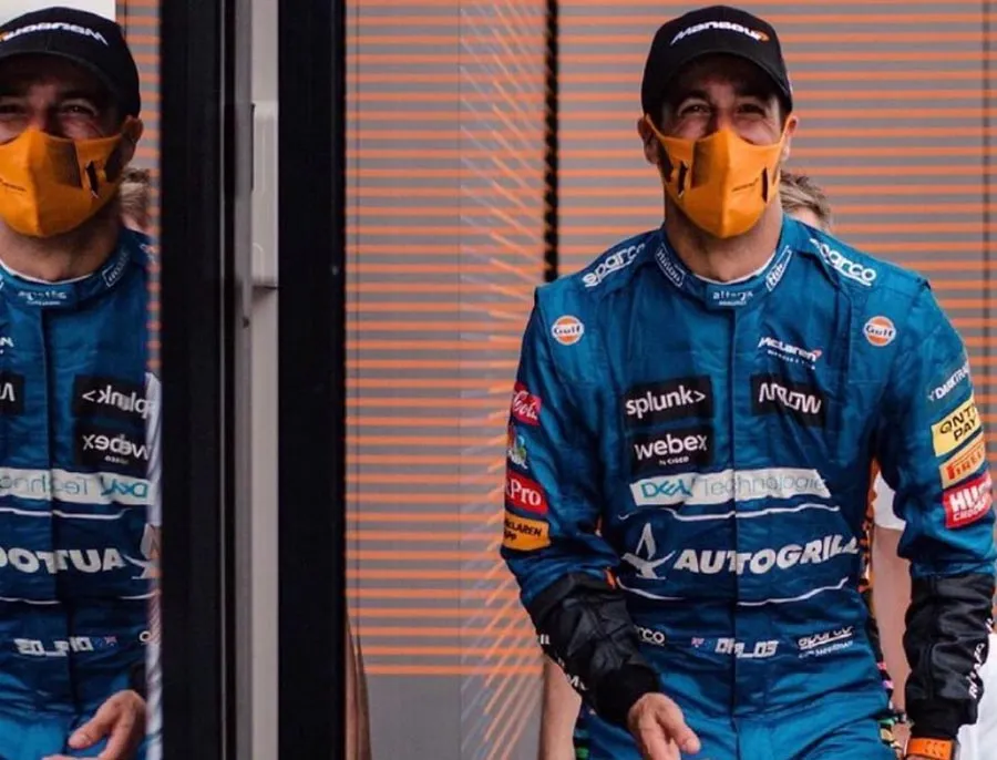 INSTAGRAM @danielricciardo Ricciardo previo a carrera de F1