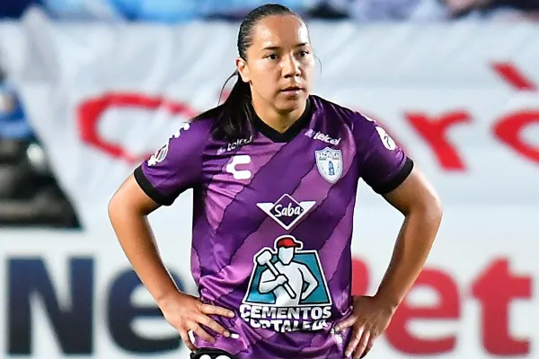 IMAGO7 Charlyn Corral reacciona durante partido frente a Xolos