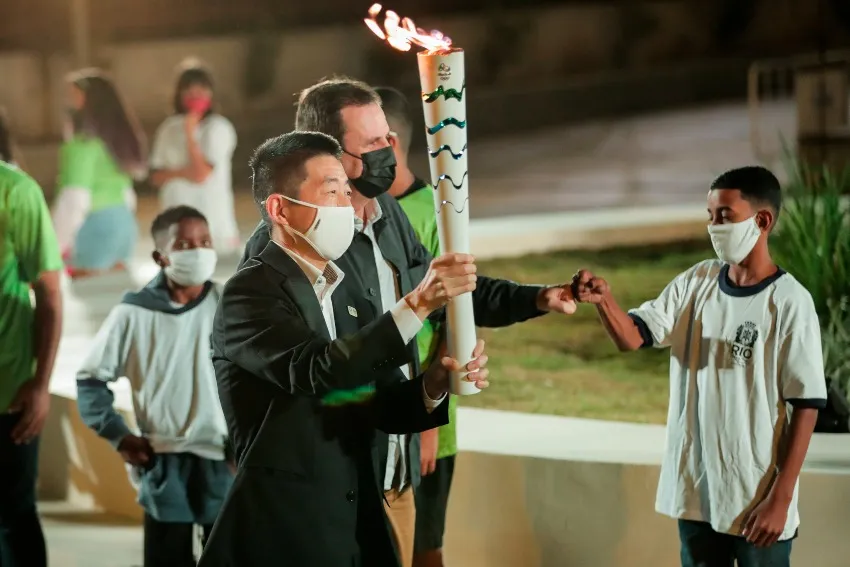 EFE Reencendido del pebetero de Río de Janeiro