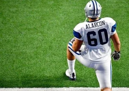 INSTAGRAM: @isaac_algar Alarcón previo a un juego de preparación