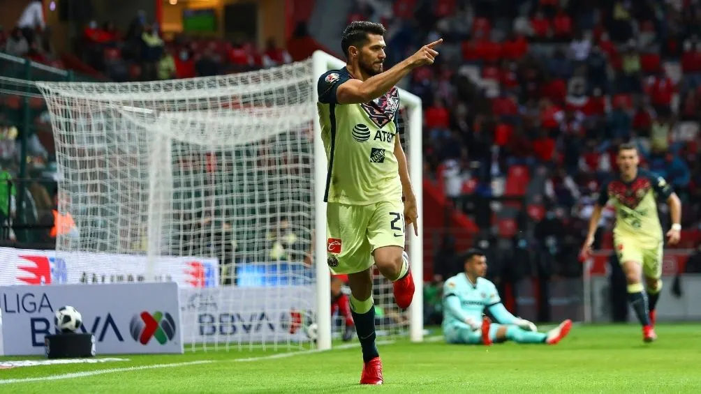 IMAGO7 Henry festeja su gol vs Toluca