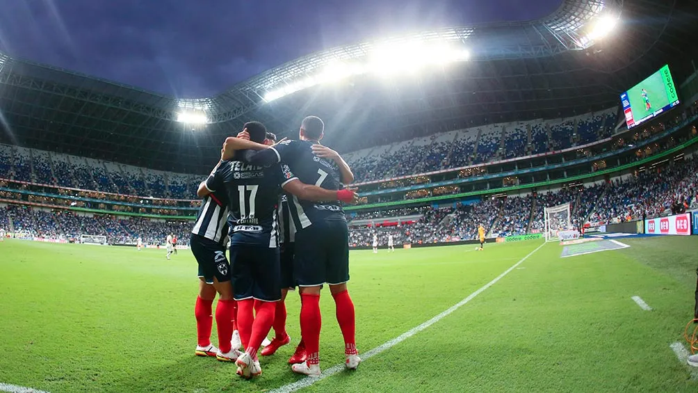 IMAGO7 Jugadores de Rayados celebran un gol