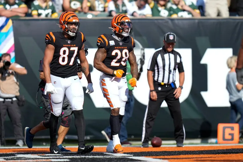 AP Mixon tras anotar a favor de los Bengals