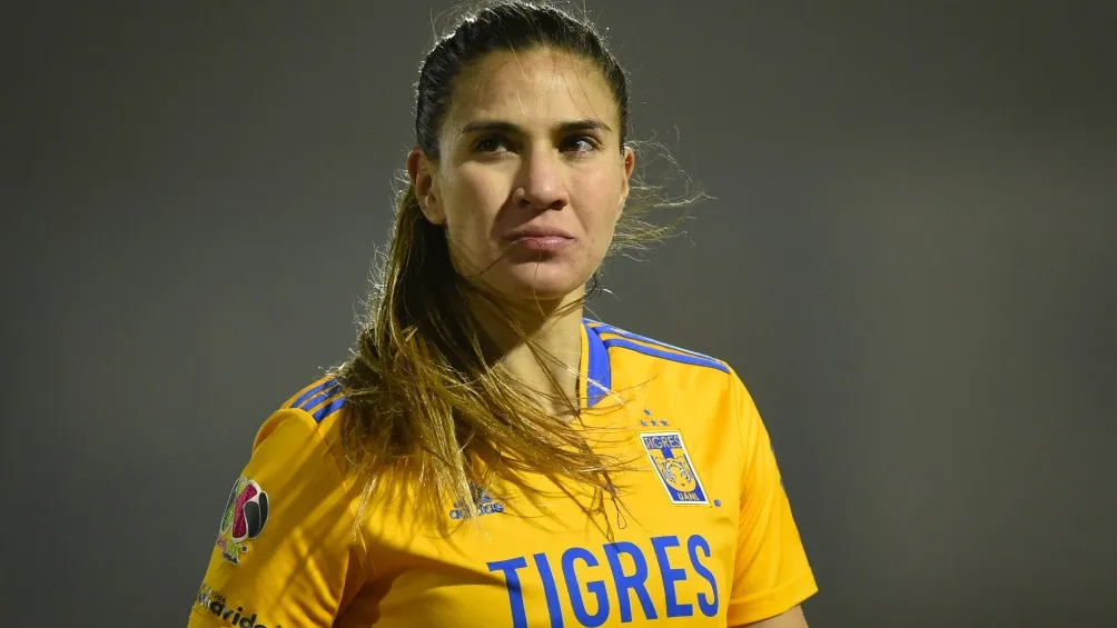 IMAGO7 Nayeli Rangel jugando partido con Tigres en la Liga MX Femenil