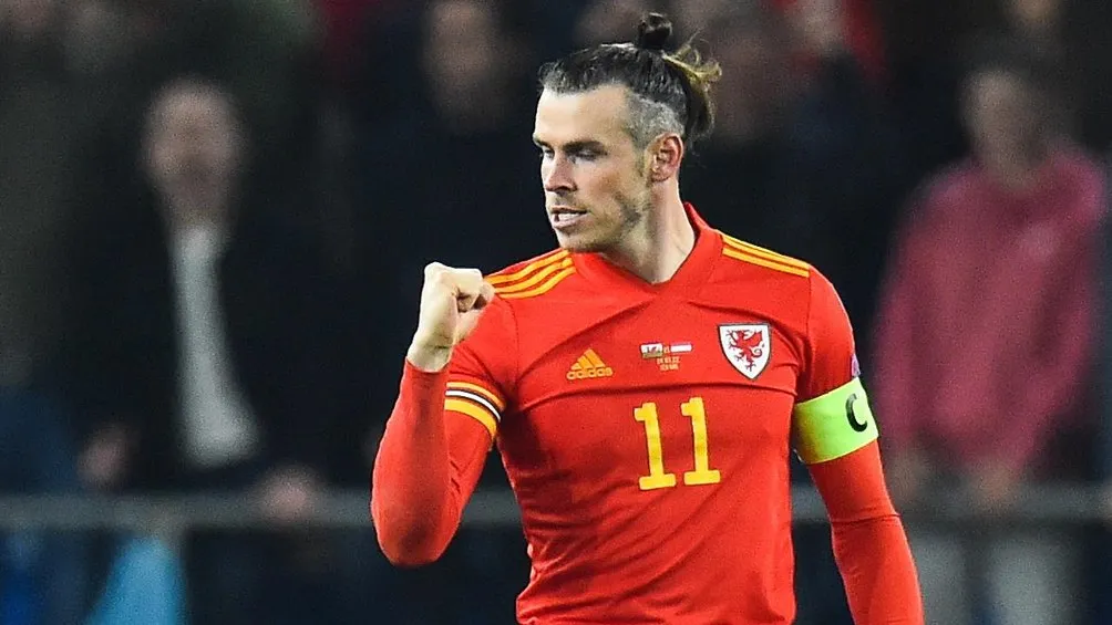 EFE Gareth Bale festejando gol con la Selección de Gales ante Austria