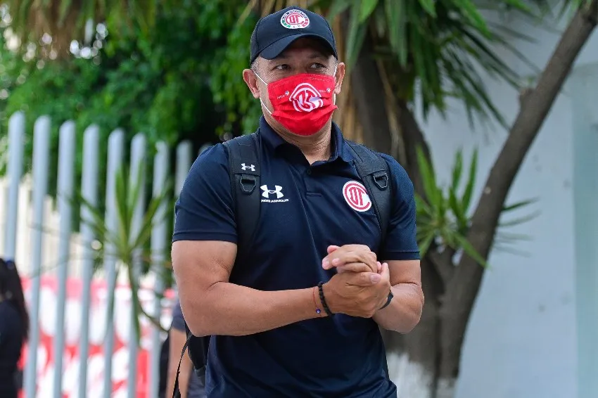 IMAGO7 Nacho Ambriz en un partido del Toluca