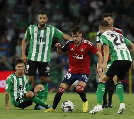 TWITTER: @LaLiga Real Betis VS Osasuna