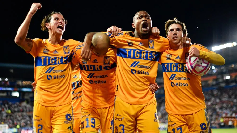 IMAGO7 Jugadores de Tigres en festejo