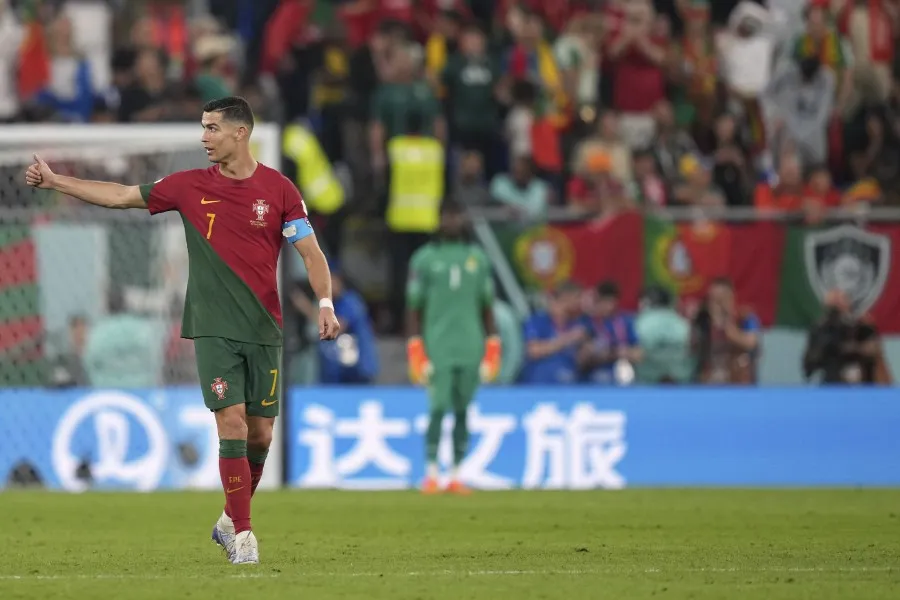XINHUA Cristiano Ronaldo en el partido contra Ghana