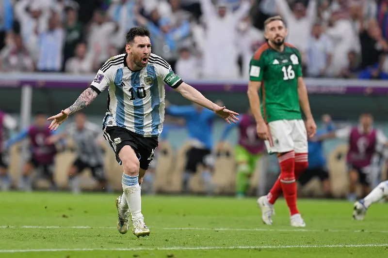 MEXSPORT Messi en el partido de México vs Argentina