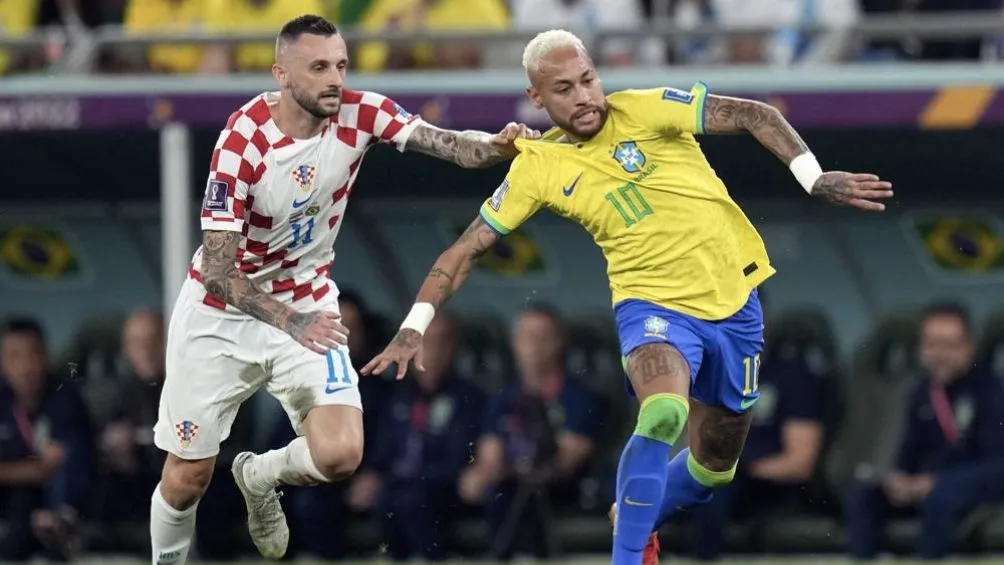 AP Neymar en el encuentro ante Croacia