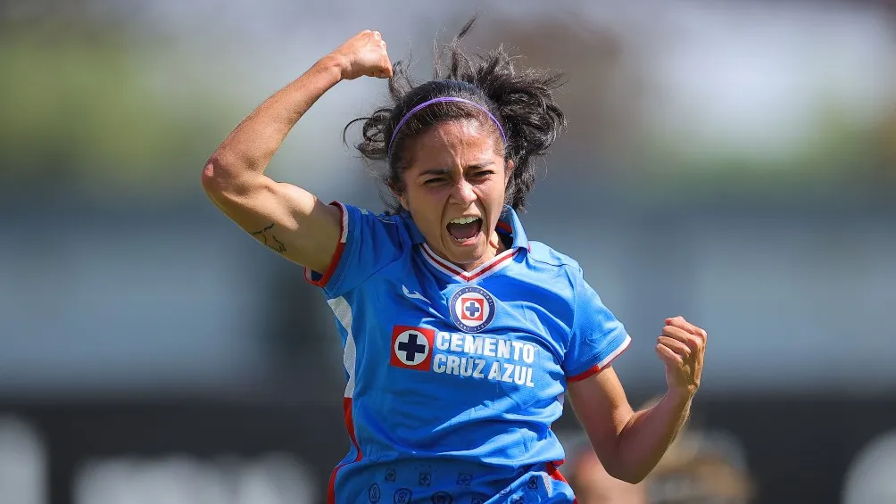 IMAGO7 Cruz Azul Femenil festeja el gol del empate