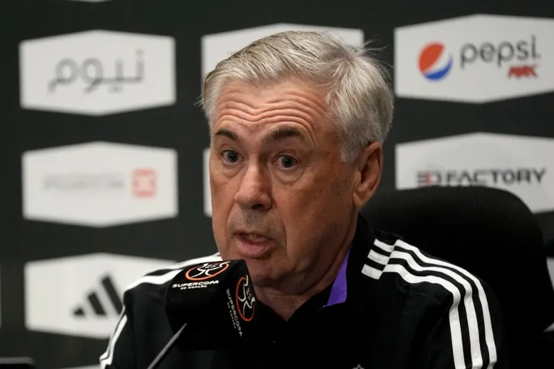AP Carlo Ancelotti en conferencia de prensa