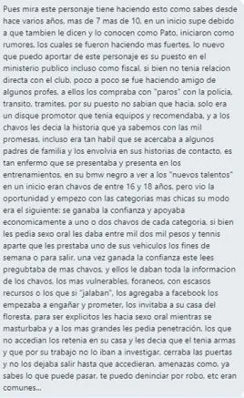 ESPECIAL El detalle de cómo se operaba con gente del club y juveniles