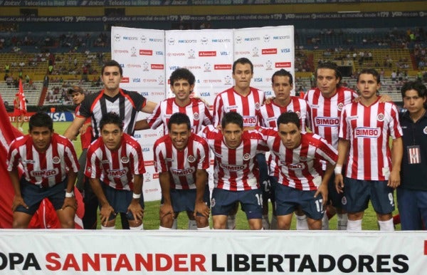 Chivas se toma la foto durante un juego de Libertadores