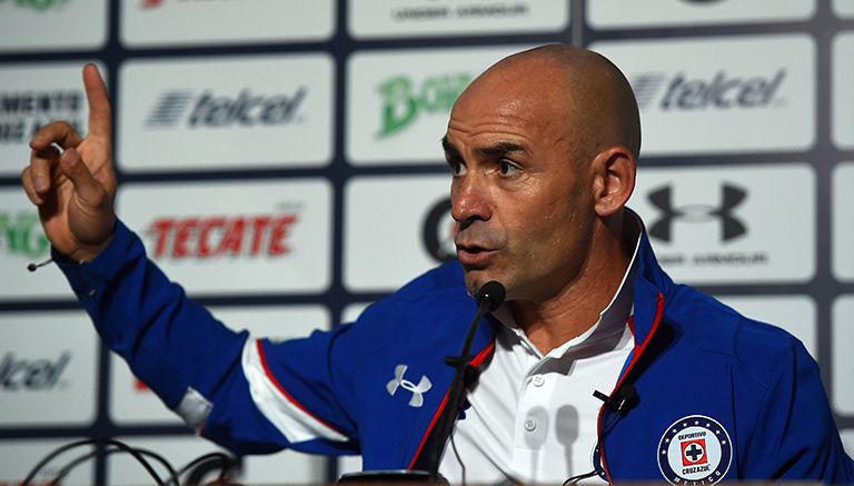 Paco Jémez, en conferencia de prensa de Cruz Azul