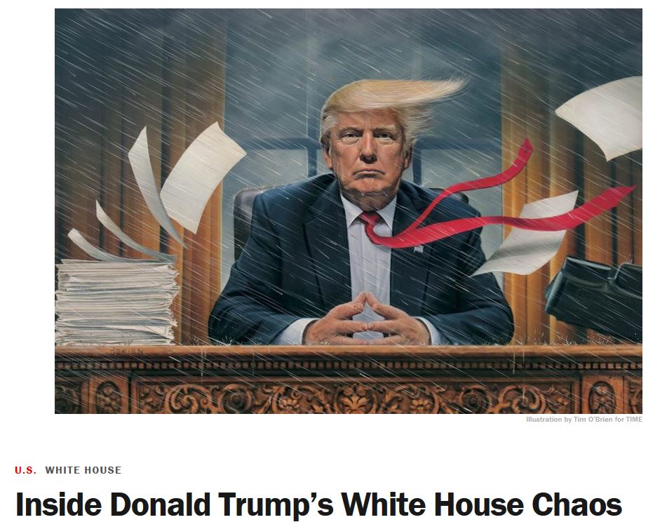 Dentro del caos en la Casa Blanca de Donald Trump