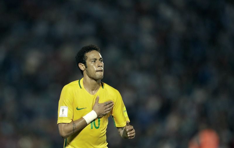 Neymar, durante su partido con Brasil
