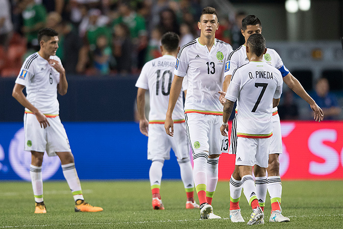 Elementos de México tras el encuentro contra Jamaica