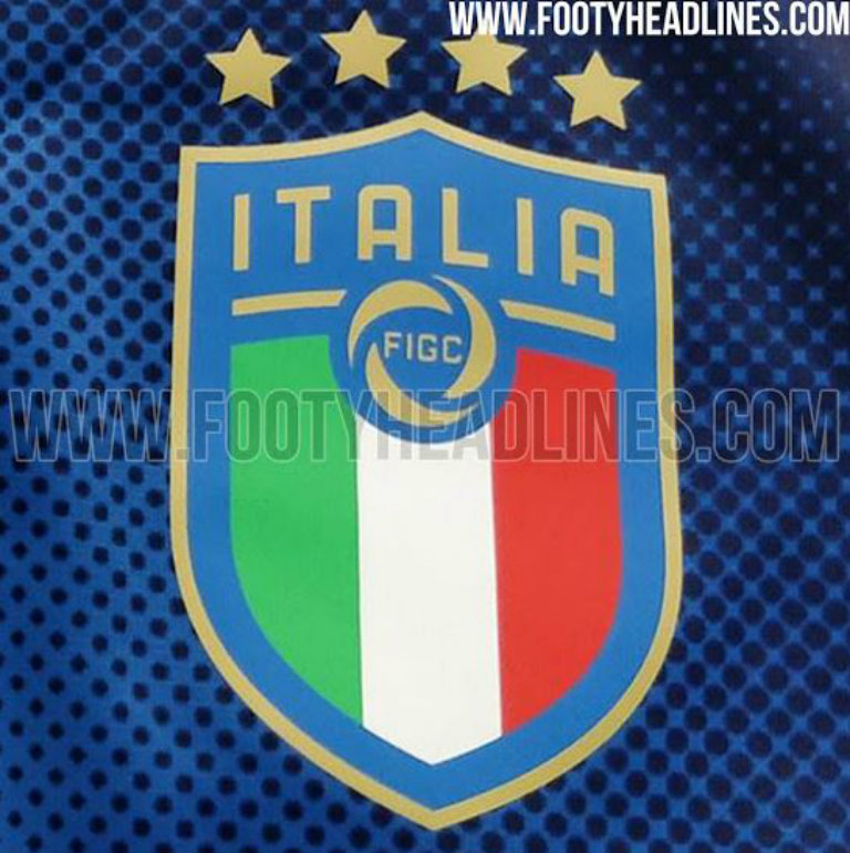 Así luciría el nuevo escudo de la selección italiana