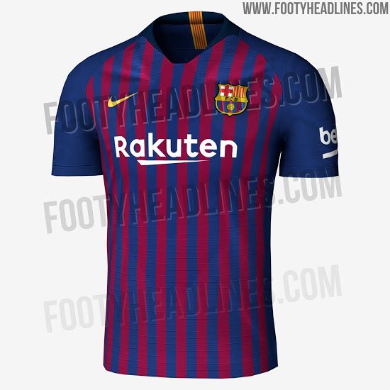 Posible jersey de Barcelona para la próxima temporada