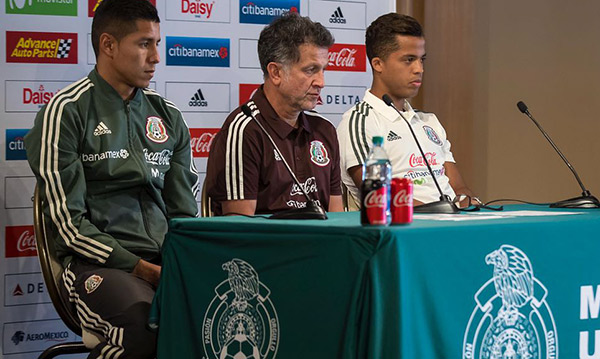 Osorio, Ayala y Gio, en conferencia de prensa