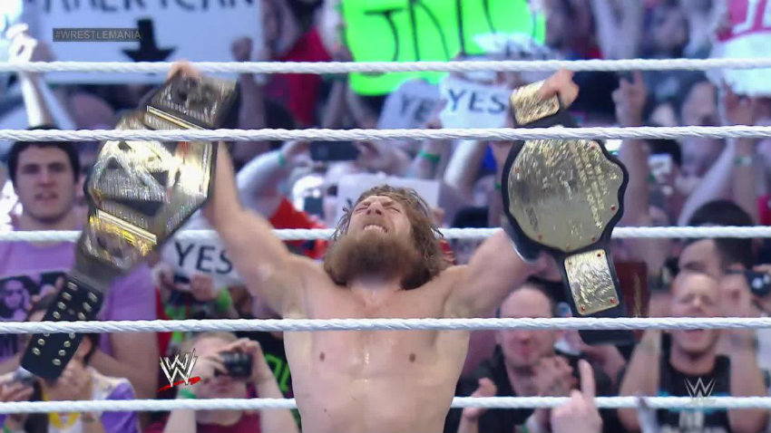 Bryan levanta los títulos de WWE en Wrestlemania XXX