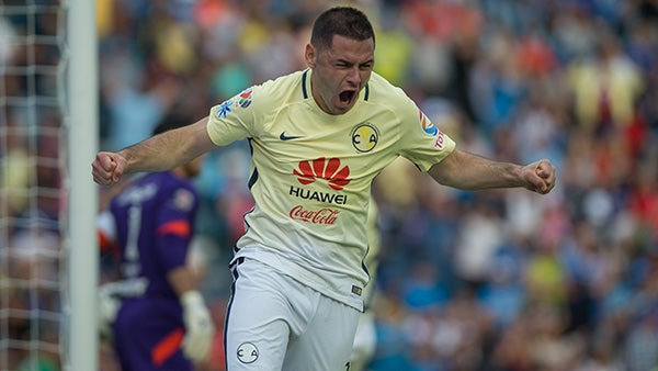 Pablo Aguilar, tras anotar gol a Cruz Azul en el Apertura 2016