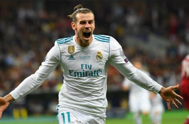 Bale celebra anotación con Real Madrid en Champions 