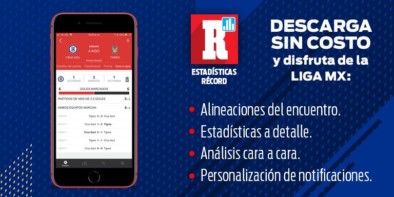 La Liga MX se vive mejor con la app de Estadísticas de RÉCORD