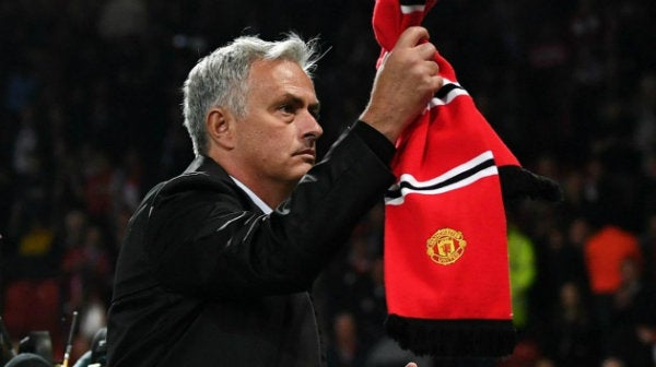 Mourinho en su etapa como DT del Man United